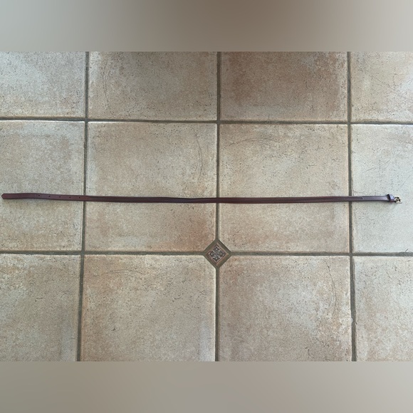 Genuine leather zipper detail belt - Picture 2 of 4